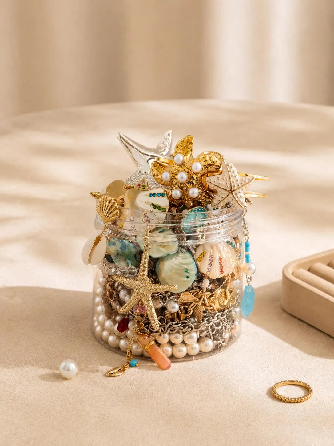 Gothic Mystery Jewelry Jar fashion jewelry assortment