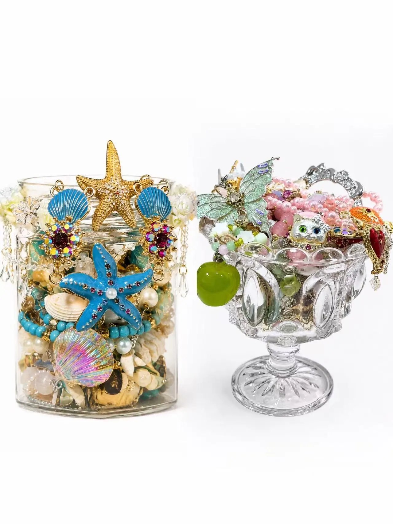 Gothic Mystery Jewelry Jar fashion jewelry assortment