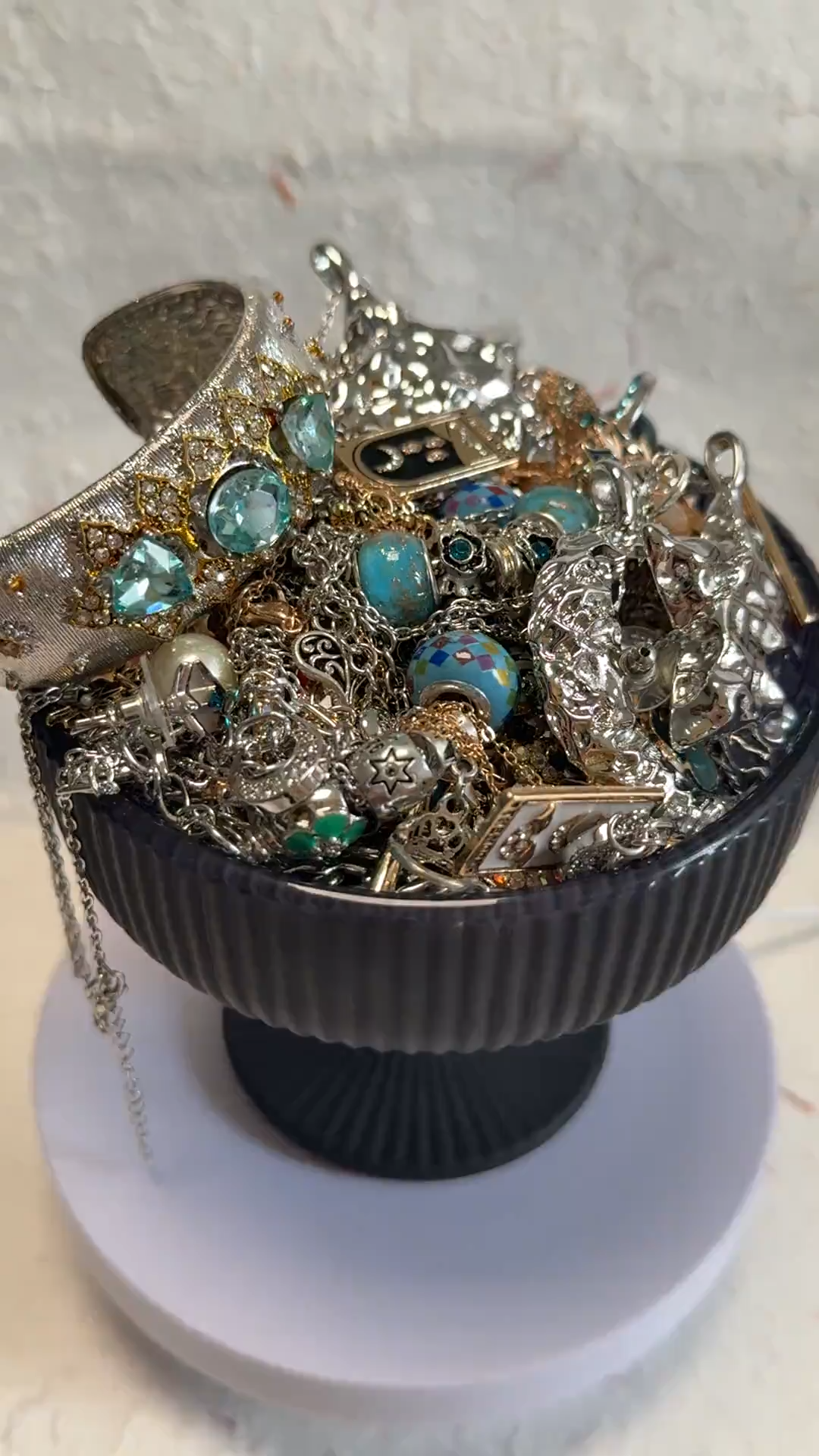 Silver Tone Celestial Mystery Jewelry Box fashion jewelry assortment