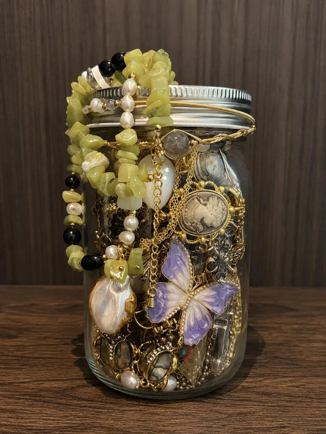 Pink Coquette Mystery Jewelry Jar fashion jewelry assortment