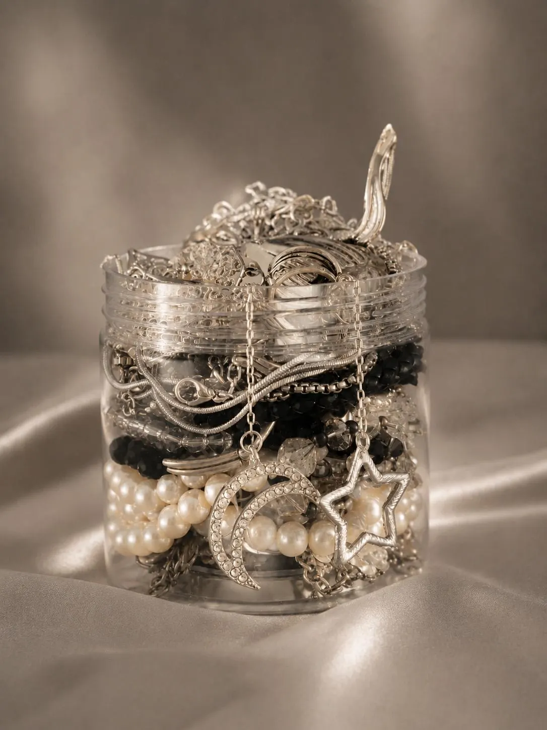 Gothic Mystery Jewelry Jar fashion jewelry assortment