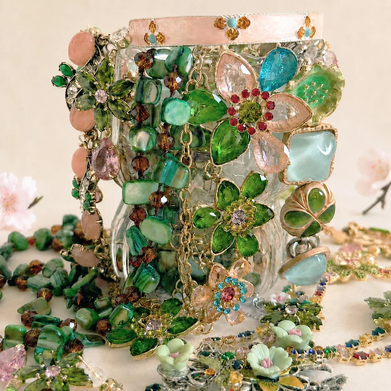 Butterfly Garden Mystery Jewelry Jar fashion jewelry assortment