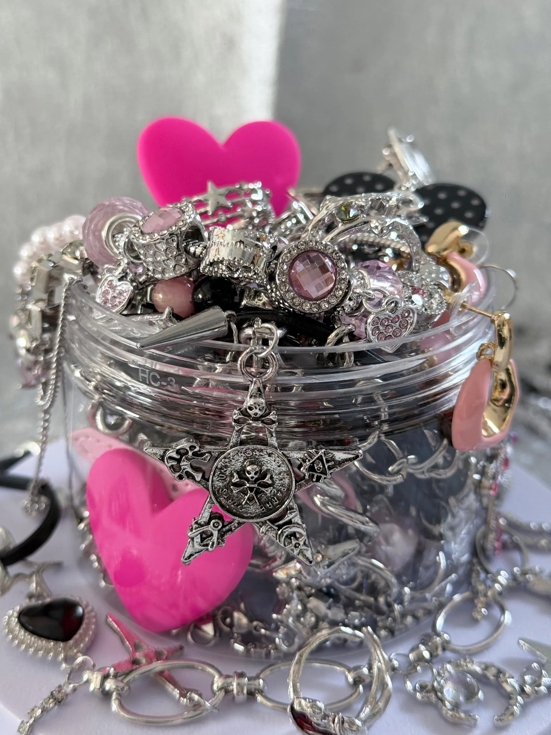 Pink Y2K Mystery Jewelry Box fashion jewelry assortment