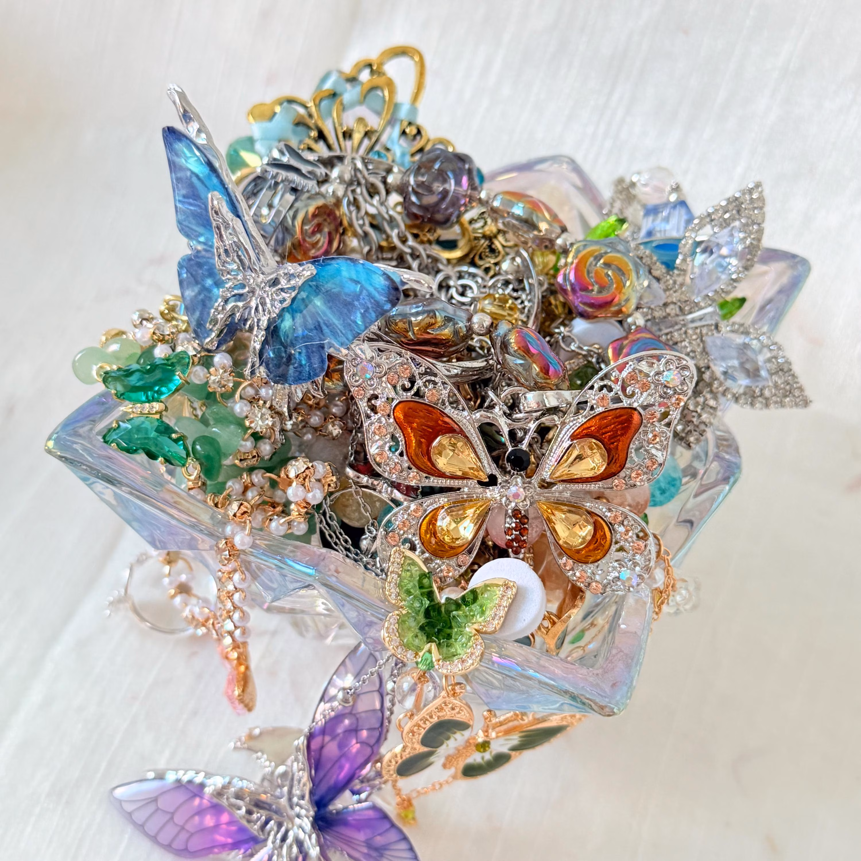 Butterfly Garden Mystery Jewelry Jar fashion jewelry assortment