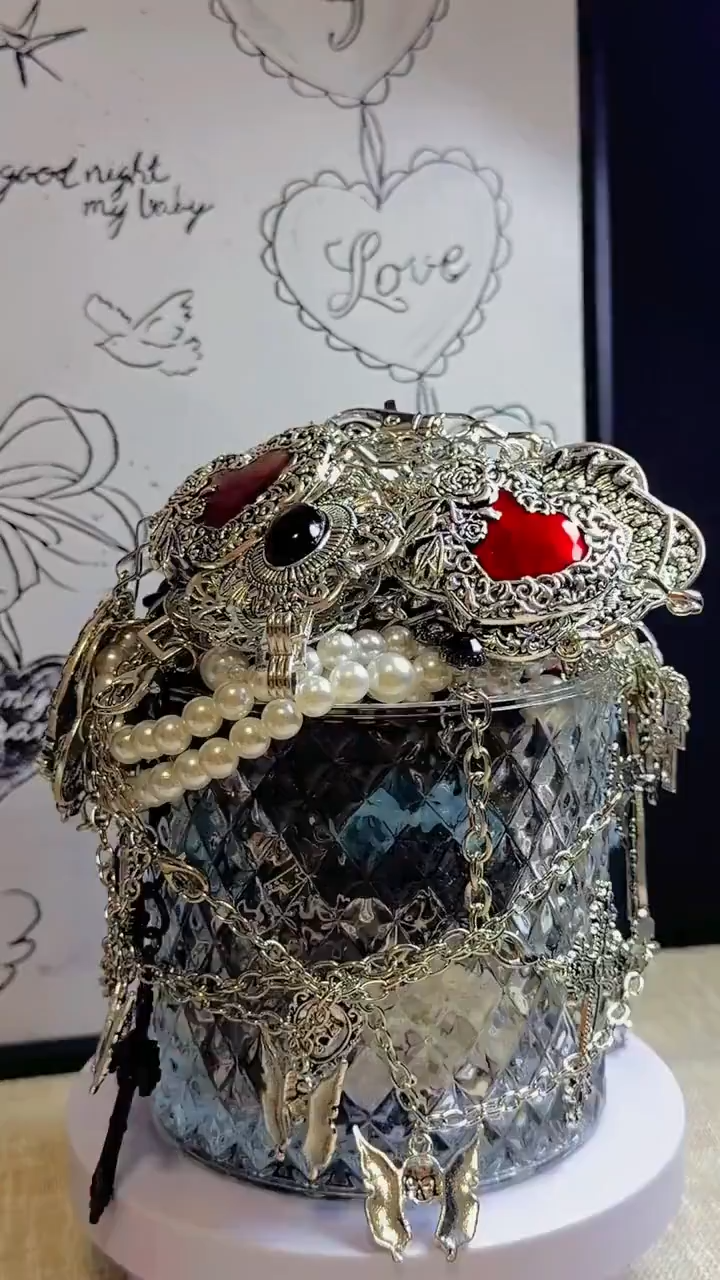 Gothic Romance Mystery Jewelry Jar fashion jewelry assortment