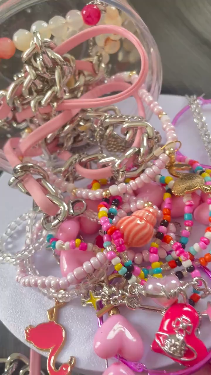 Pink Y2K Mystery Jewelry Box fashion jewelry assortment