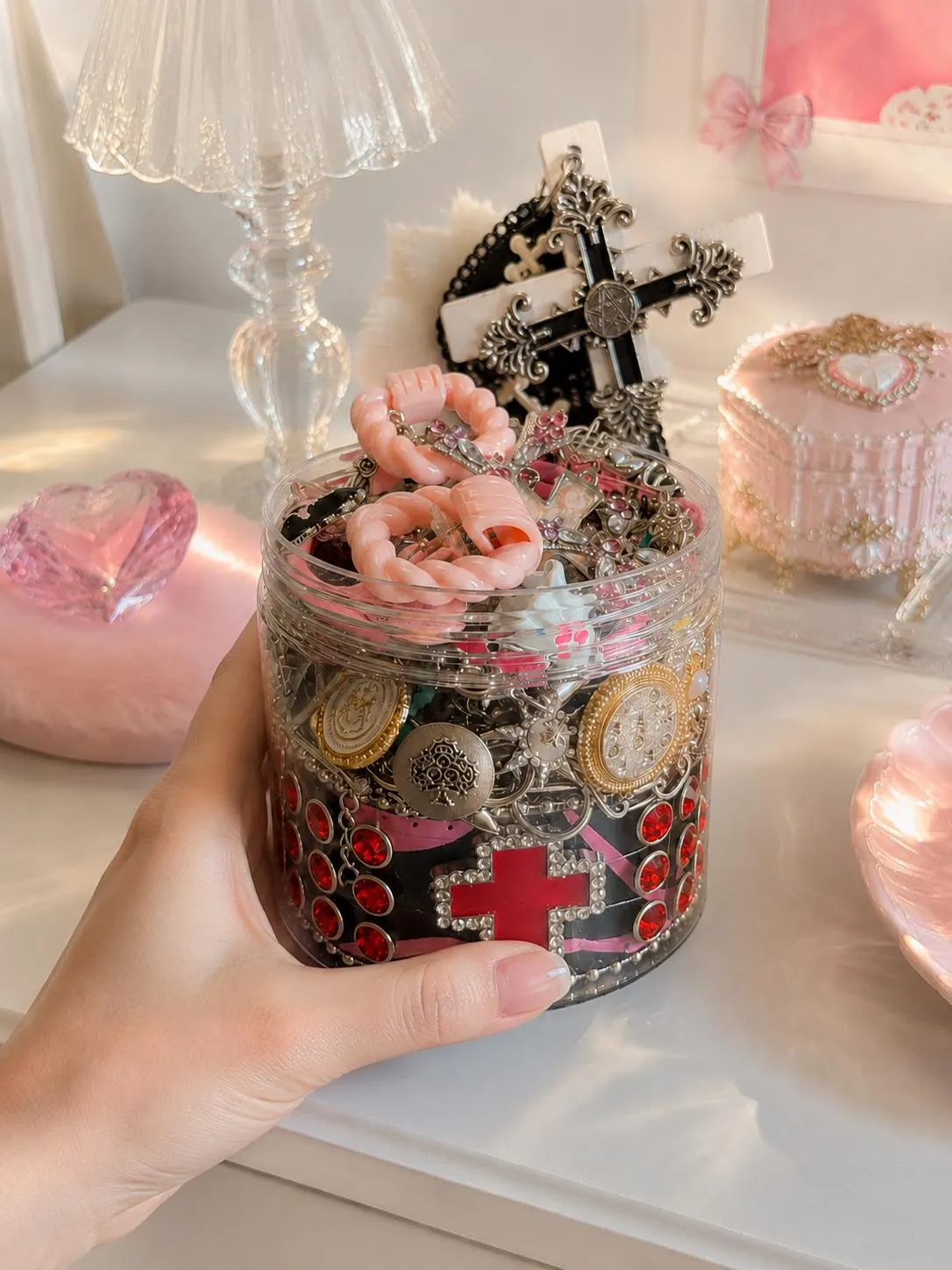 Pink Y2K Mystery Jewelry Box fashion jewelry assortment
