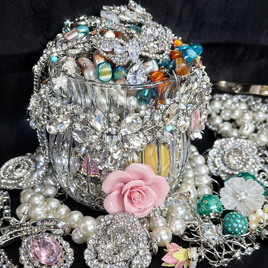 Vintage Inspired Jewelry Mystery Jar fashion jewelry assortment
