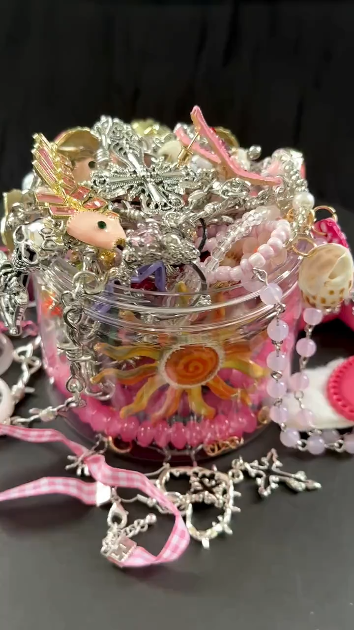 Pink Y2K Mystery Jewelry Box fashion jewelry assortment