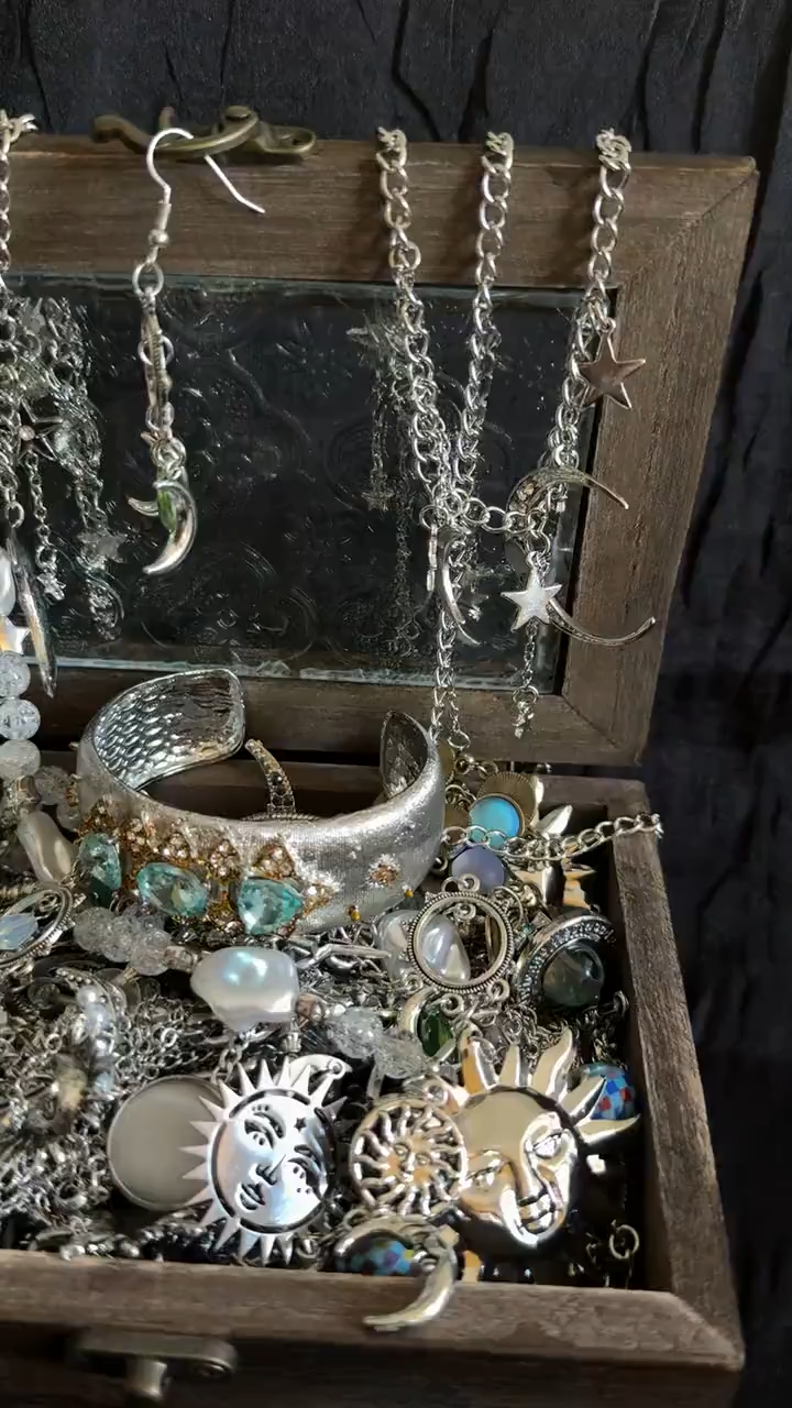 Moonlit Celestial Mystery Jewelry Box fashion jewelry assortment