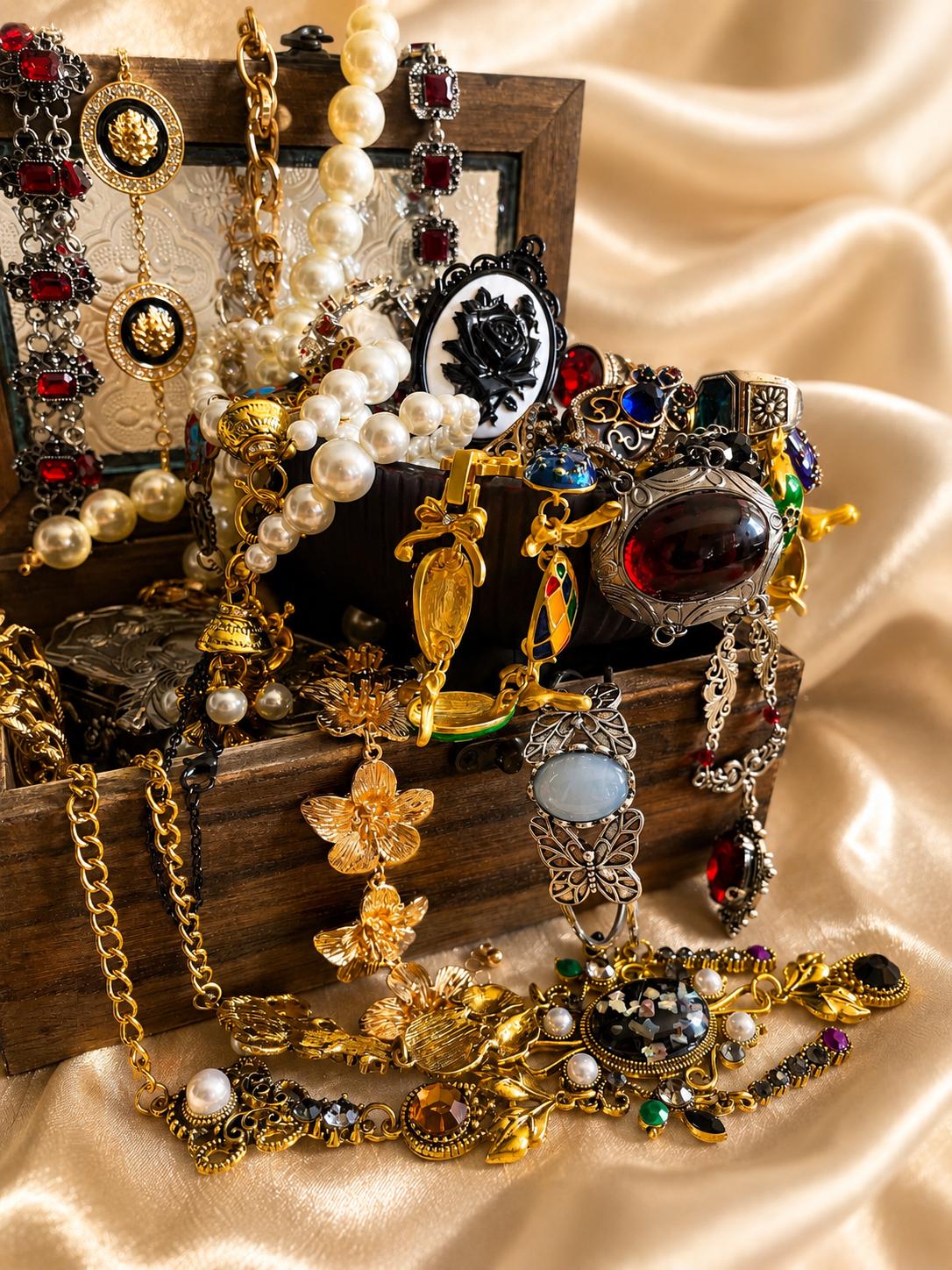 Fairycore Garden Mystery Jewelry Box fashion jewelry assortment