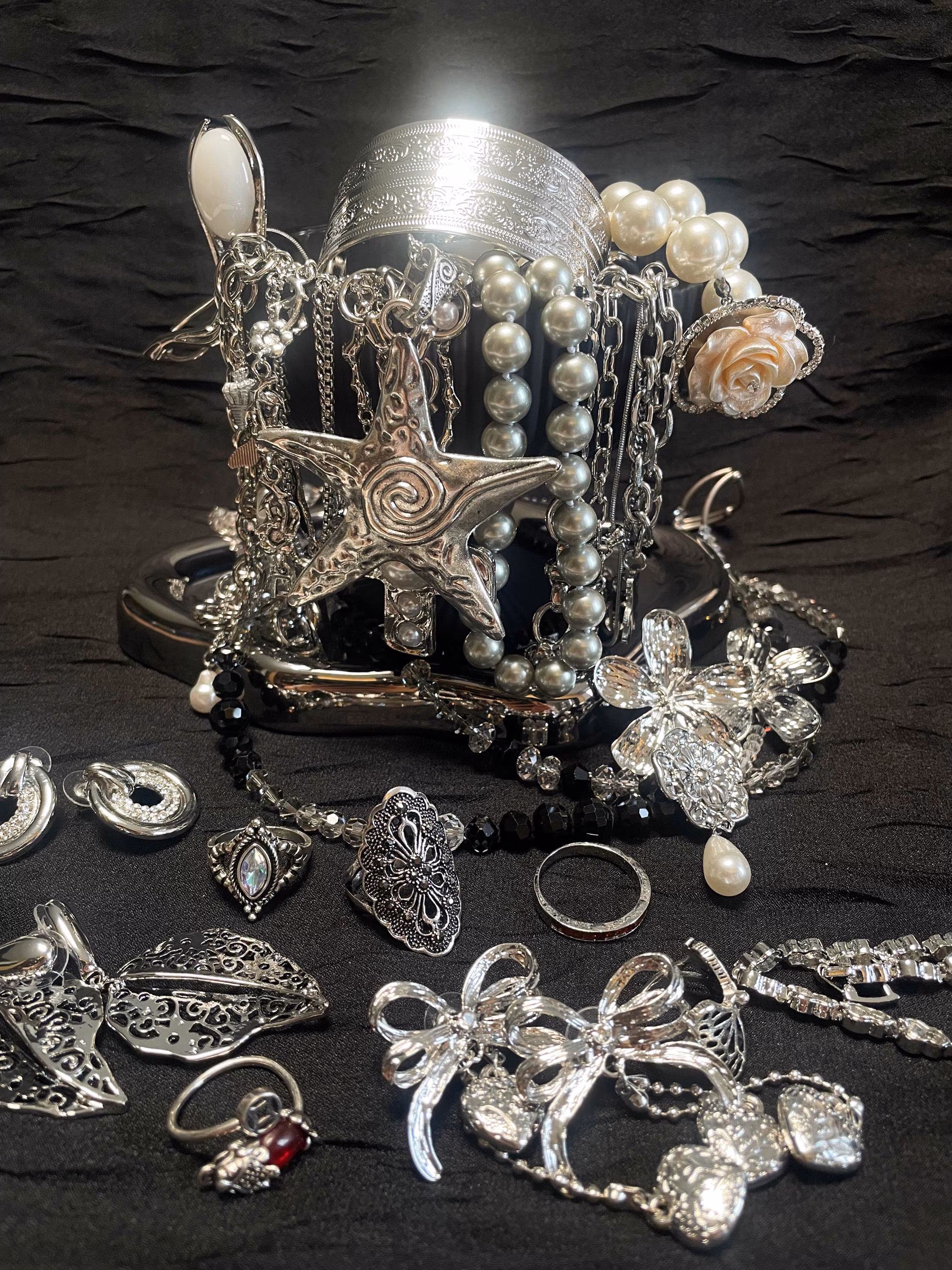 Moonlit Celestial Mystery Jewelry Box fashion jewelry assortment