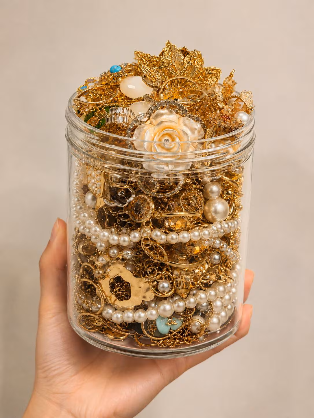 Curated Mystery Jewelry Jar fashion jewelry assortment
