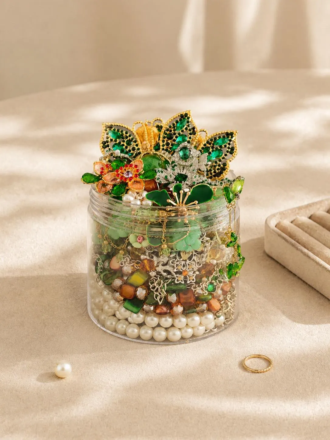 Gothic Mystery Jewelry Jar fashion jewelry assortment