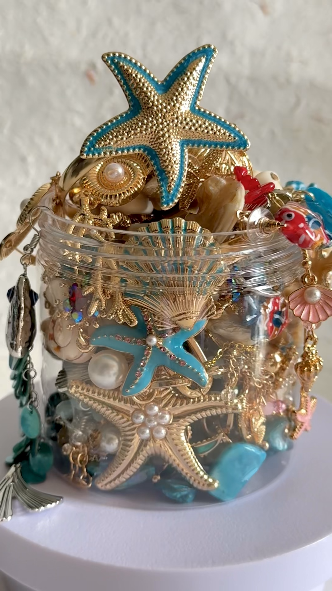 Coastal Mystery Jewelry Jar fashion jewelry assortment