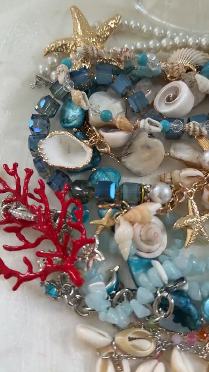 Ocean Pearl Style Mystery Jewelry Jar fashion jewelry assortment