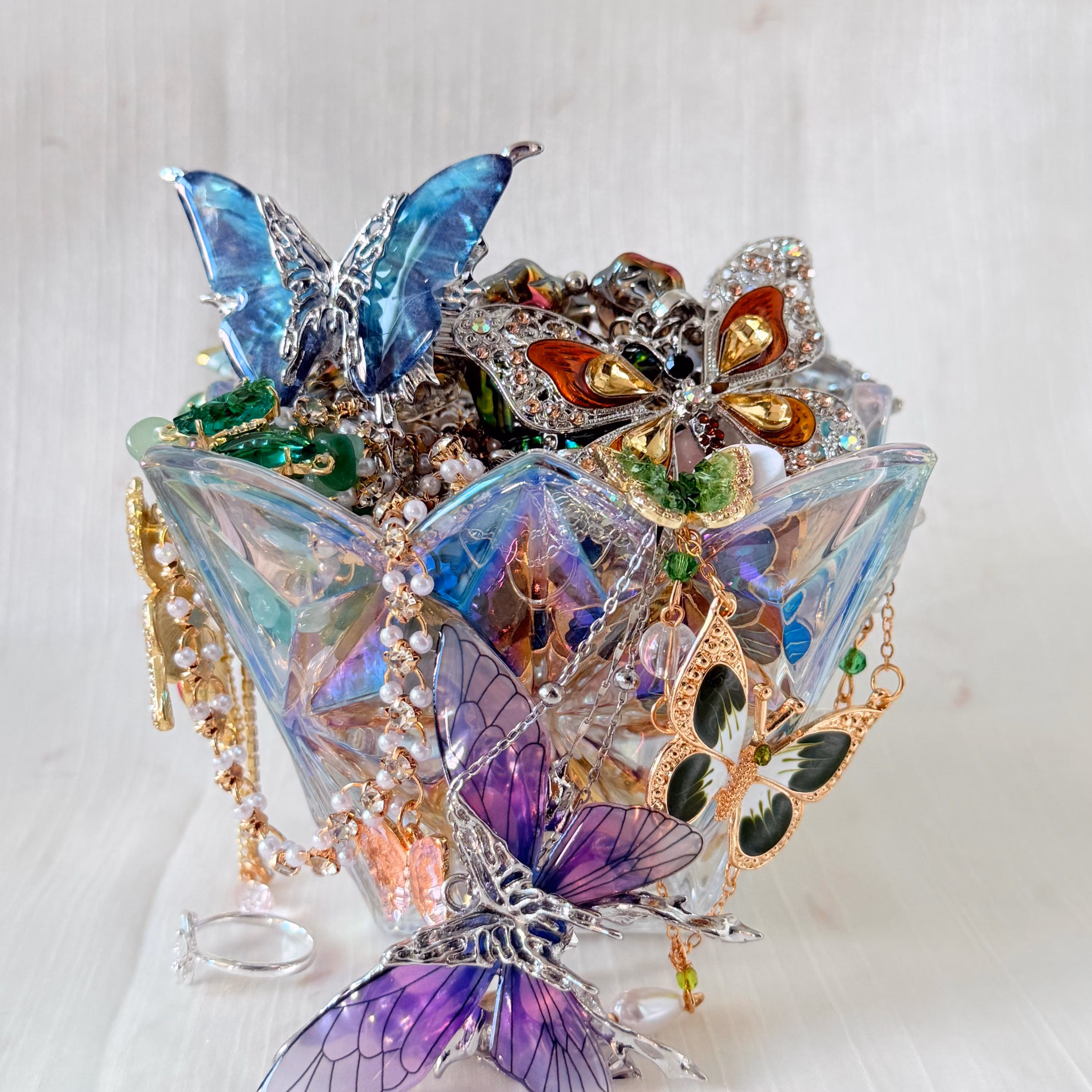 Butterfly Garden Mystery Jewelry Jar fashion jewelry assortment