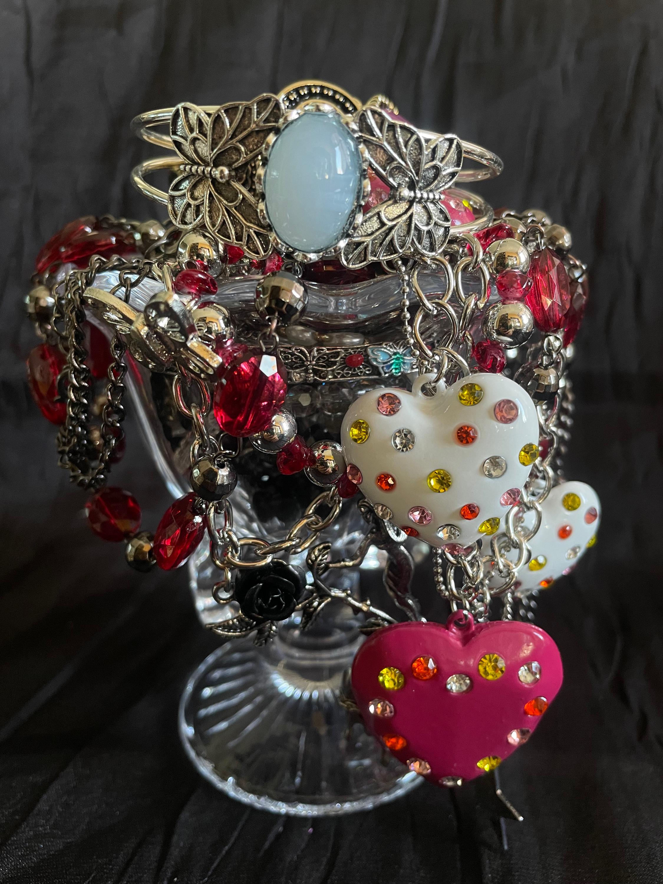Vintage Inspired Jewelry Mystery Jar fashion jewelry assortment