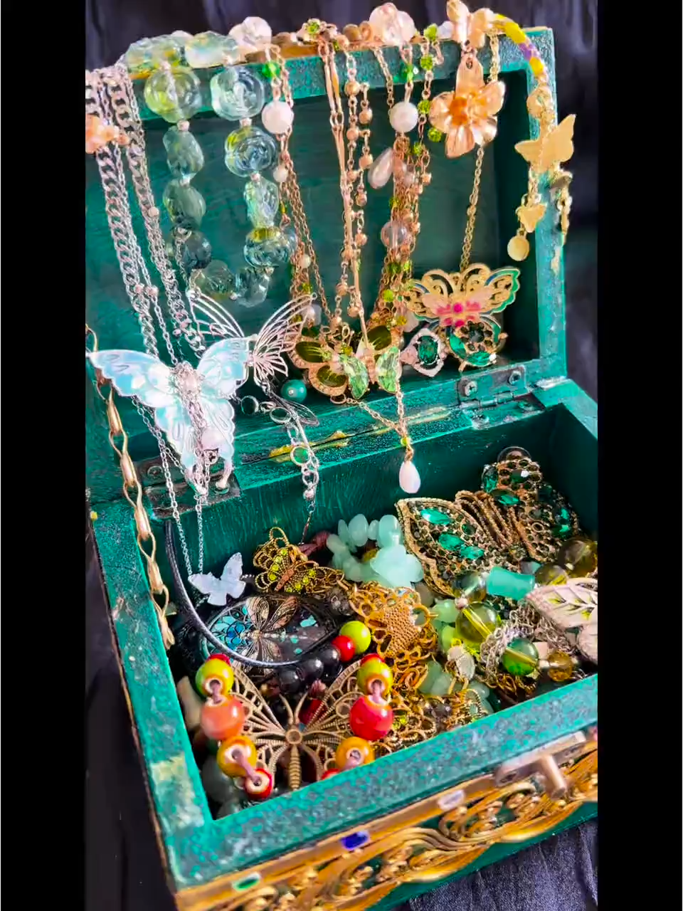 Green Fairy Inspired Mystery Jewelry Jar fashion jewelry assortment