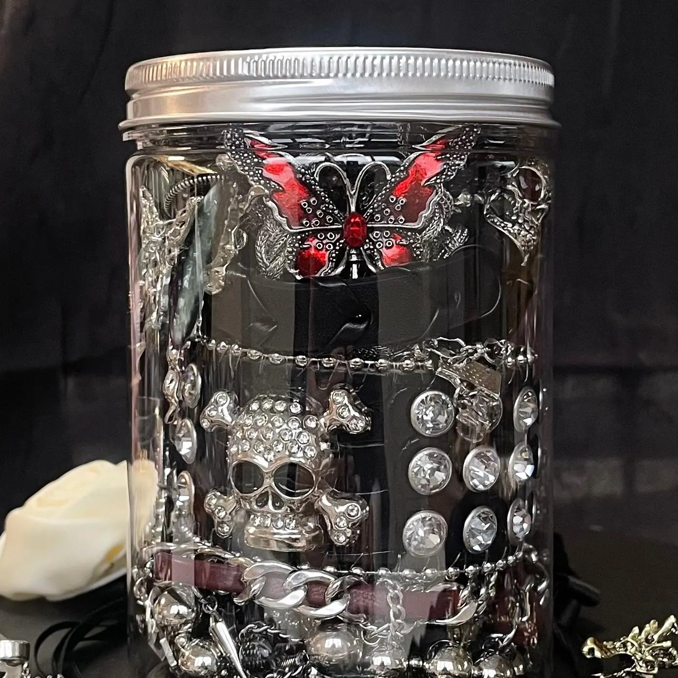 Mystic Violet Mystery Jewelry Jar fashion jewelry assortment