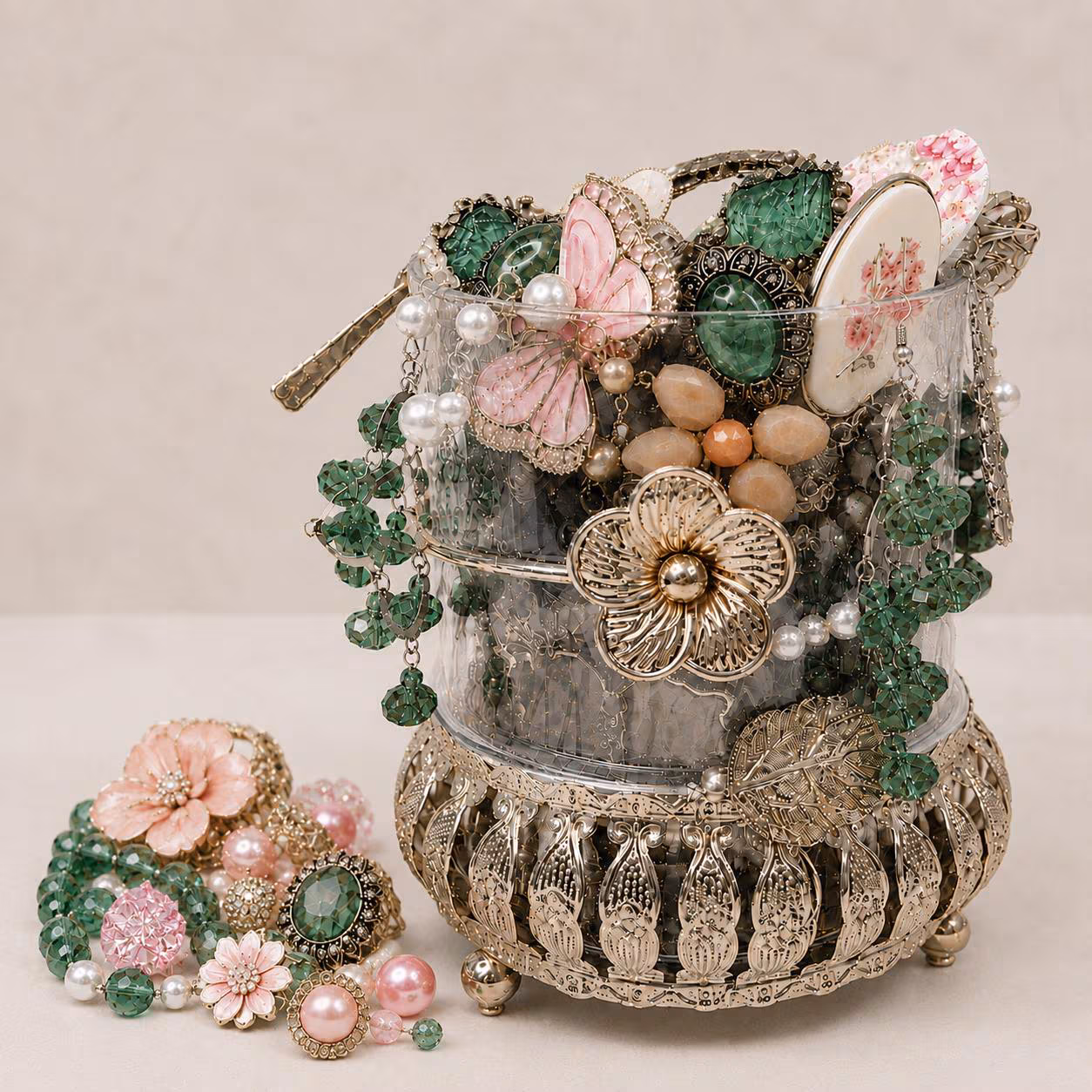 Butterfly Garden Mystery Jewelry Jar fashion jewelry assortment