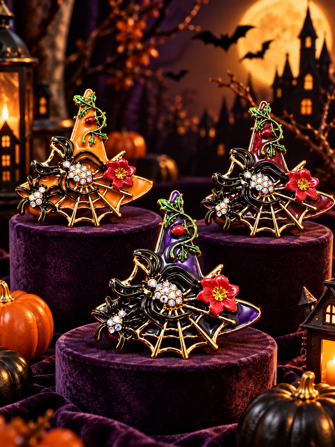 Halloween Brooch Mystery Set fashion jewelry assortment
