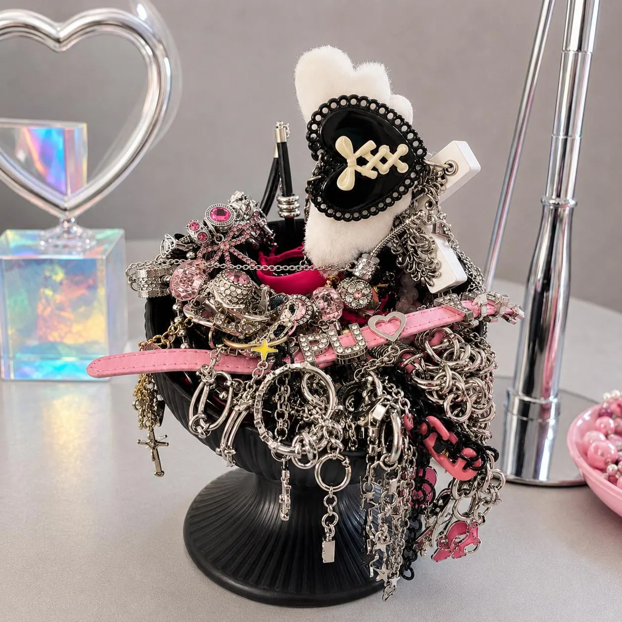 Pink Y2K Mystery Jewelry Box fashion jewelry assortment