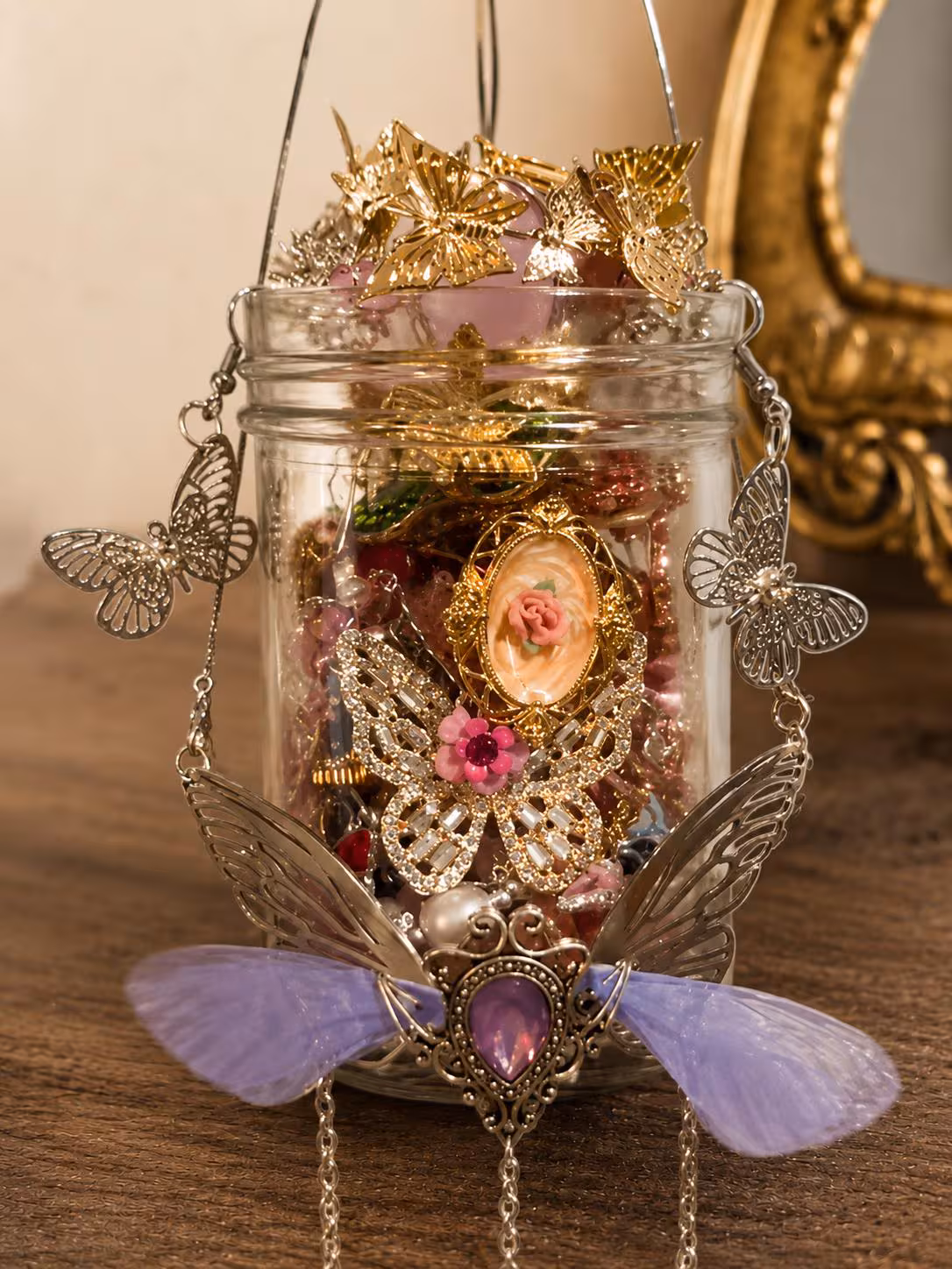 Pink Coquette Mystery Jewelry Jar fashion jewelry assortment