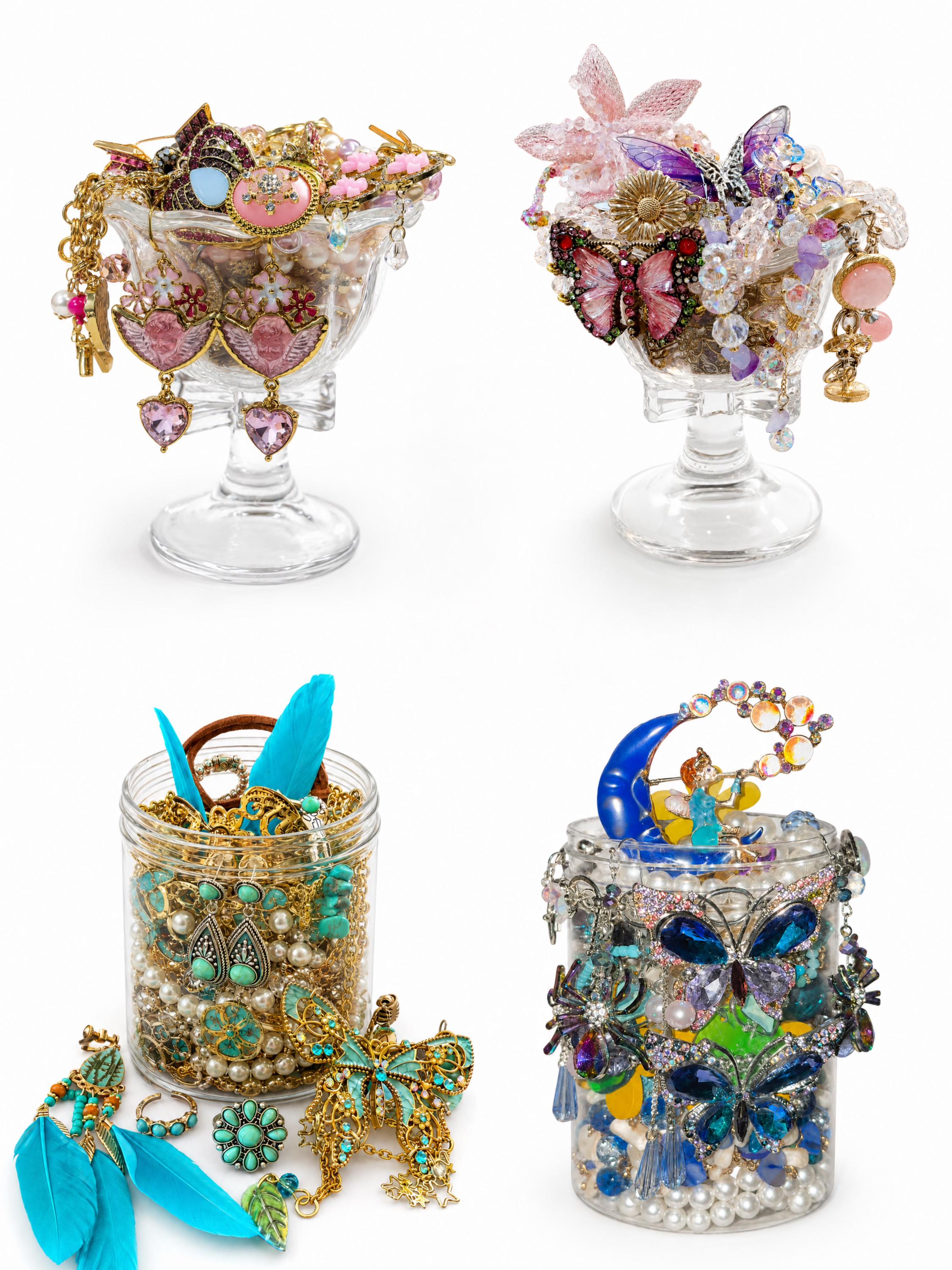 Curated Mystery Jewelry Jar fashion jewelry assortment