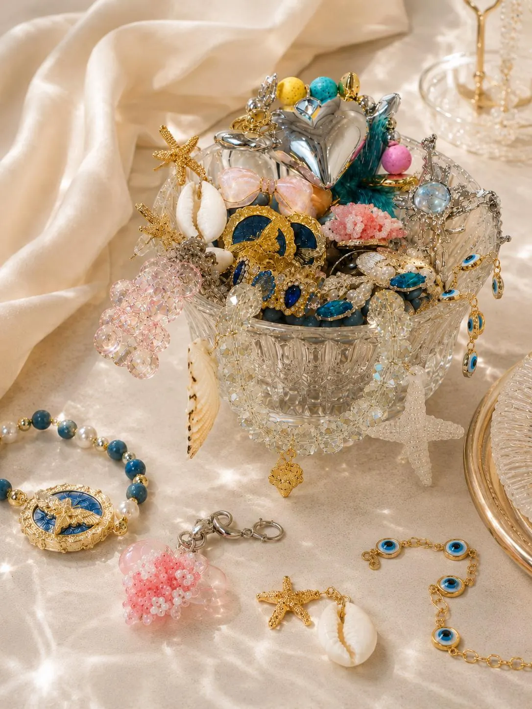 Ocean Pearl Style Mystery Jewelry Jar fashion jewelry assortment