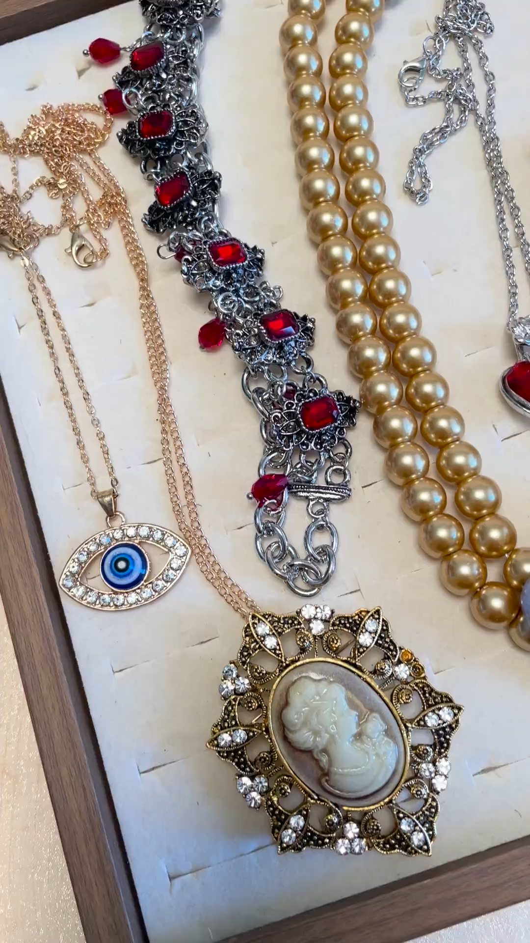 Vintage Inspired Rose Mystery Jewelry Box fashion jewelry assortment