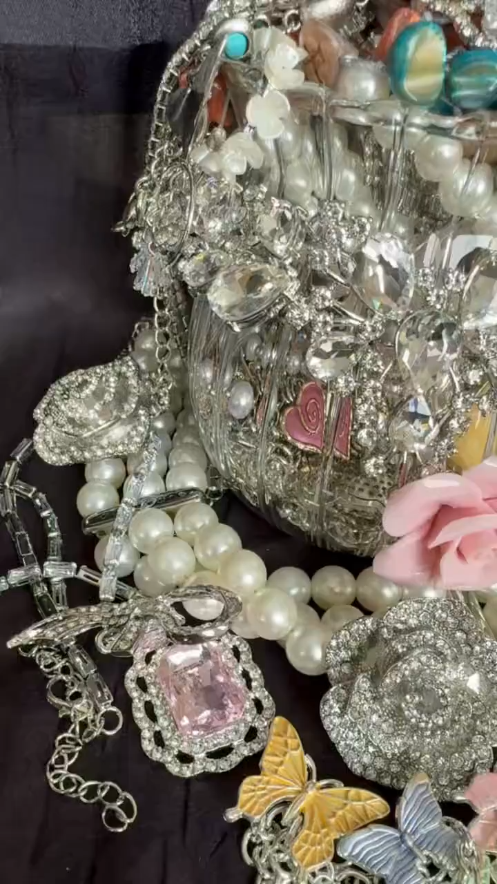 Vintage Inspired Jewelry Mystery Jar fashion jewelry assortment