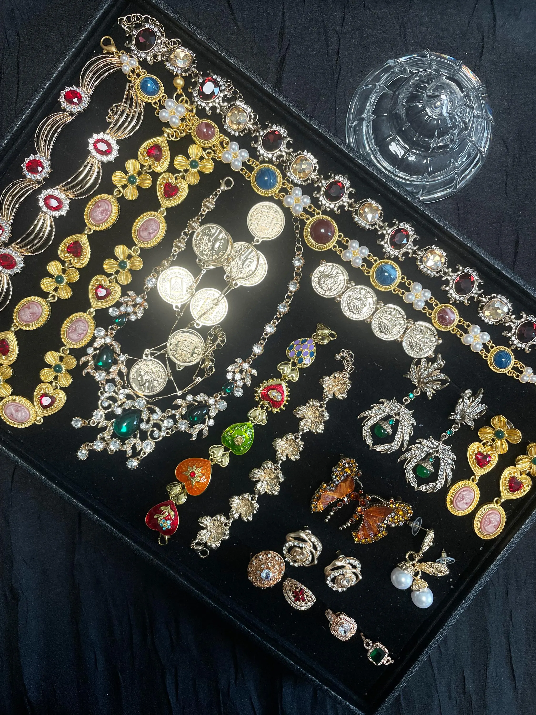 Victorian Inspired Mystery Jewelry Jar fashion jewelry assortment