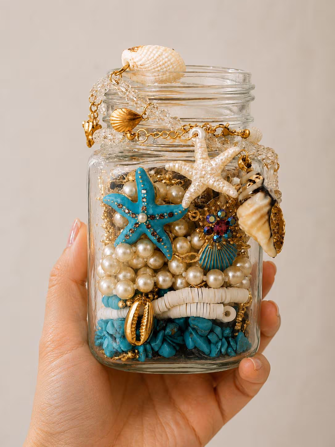 Curated Mystery Jewelry Jar fashion jewelry assortment