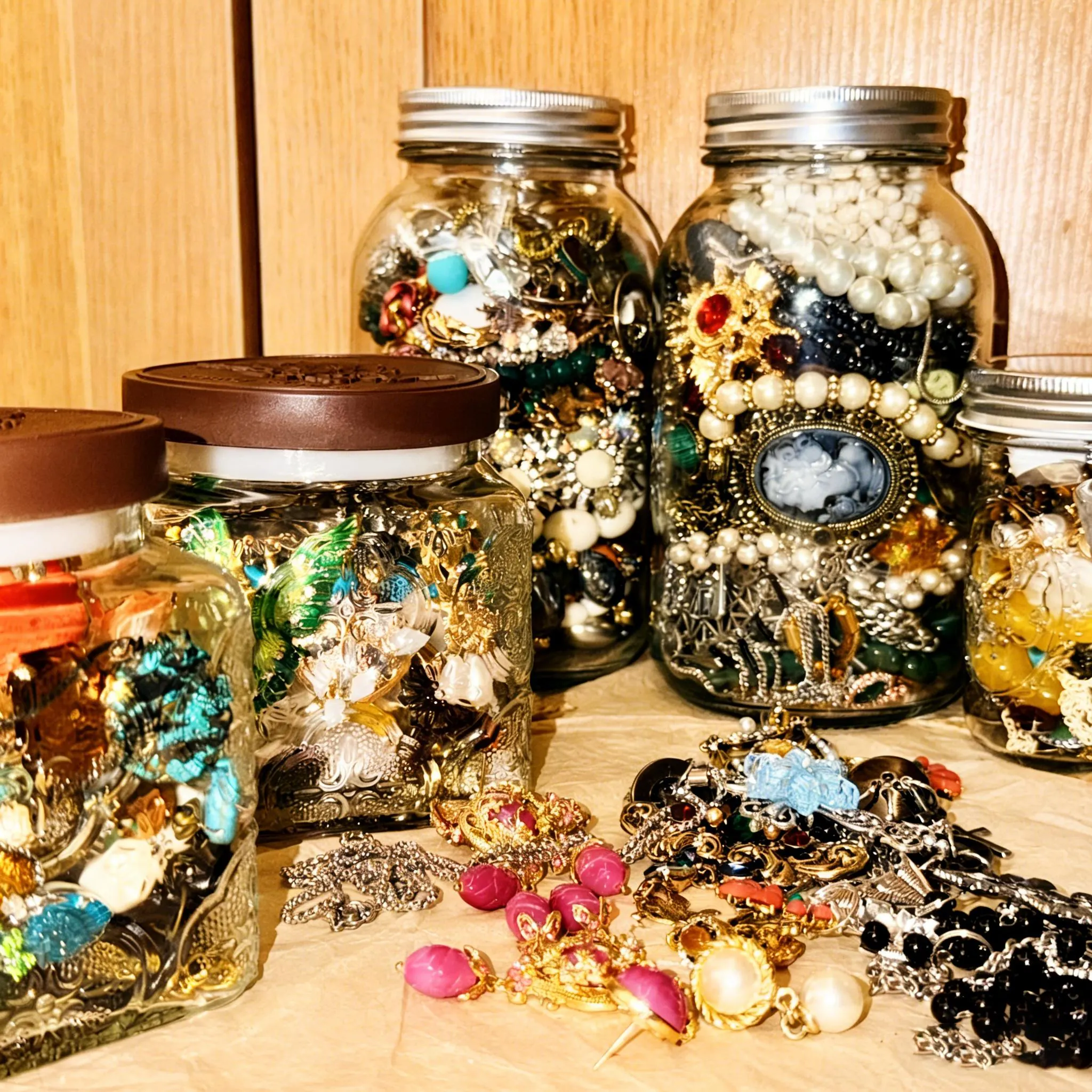 Mystic Violet Mystery Jewelry Jar fashion jewelry assortment