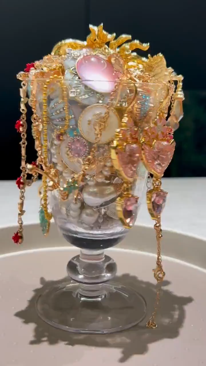 Victorian Inspired Mystery Jewelry Jar fashion jewelry assortment