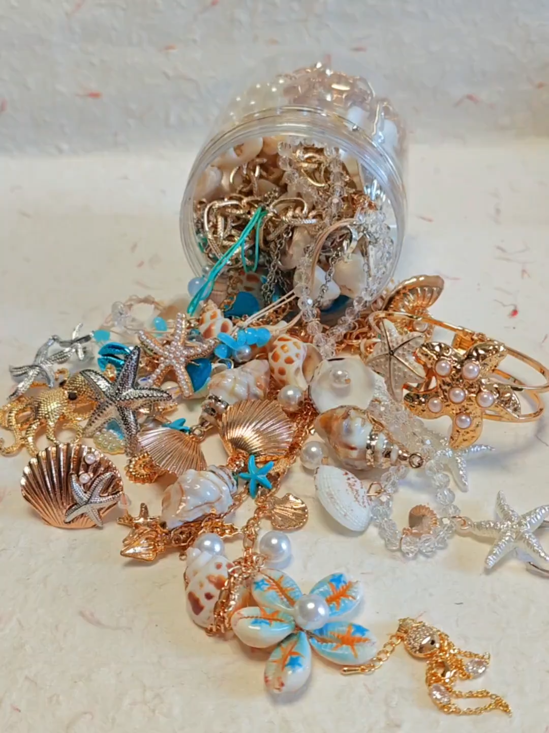 Mermaid Treasure Mystery Jewelry Jar fashion jewelry assortment