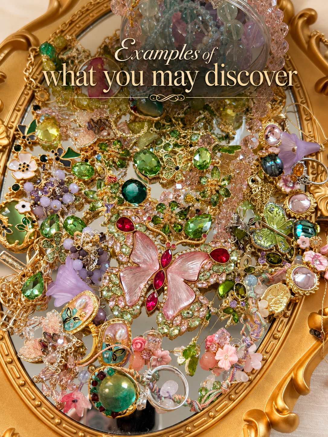 Fairy Garden Mystery Jewelry Jar fashion jewelry assortment