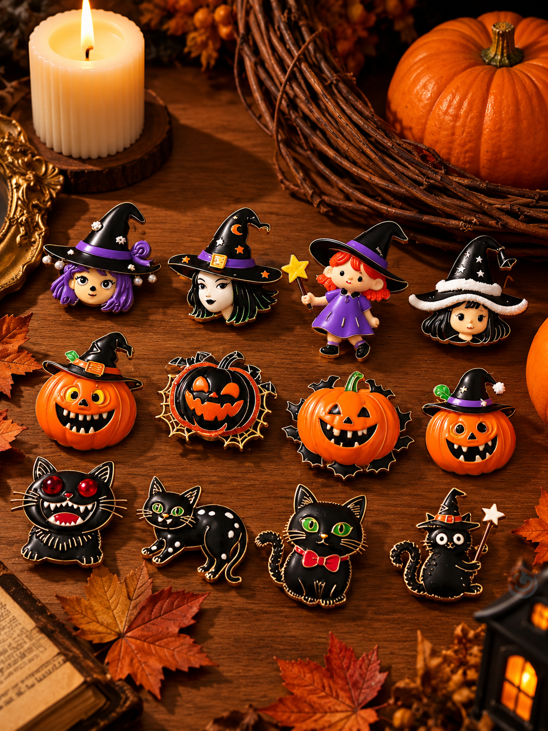 Halloween Brooch Mystery Set fashion jewelry assortment