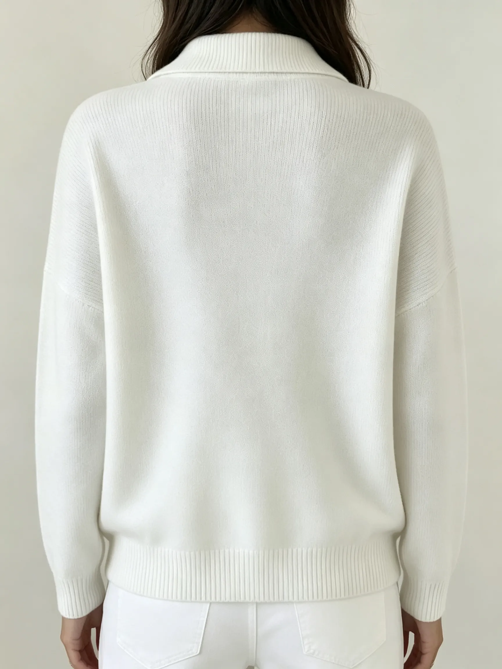 CLEARANCE SALE🔥Women's Collared Button-Front Knit Pullover