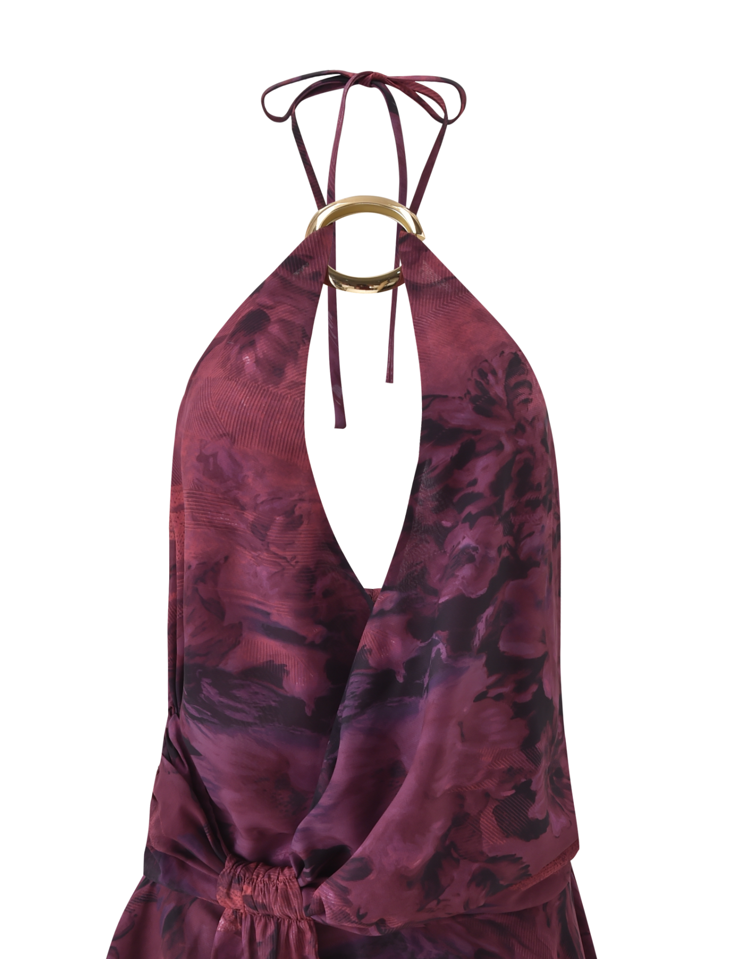INDIGO MINI DRESS 2.0 - BURGUNDY ROMANTICA