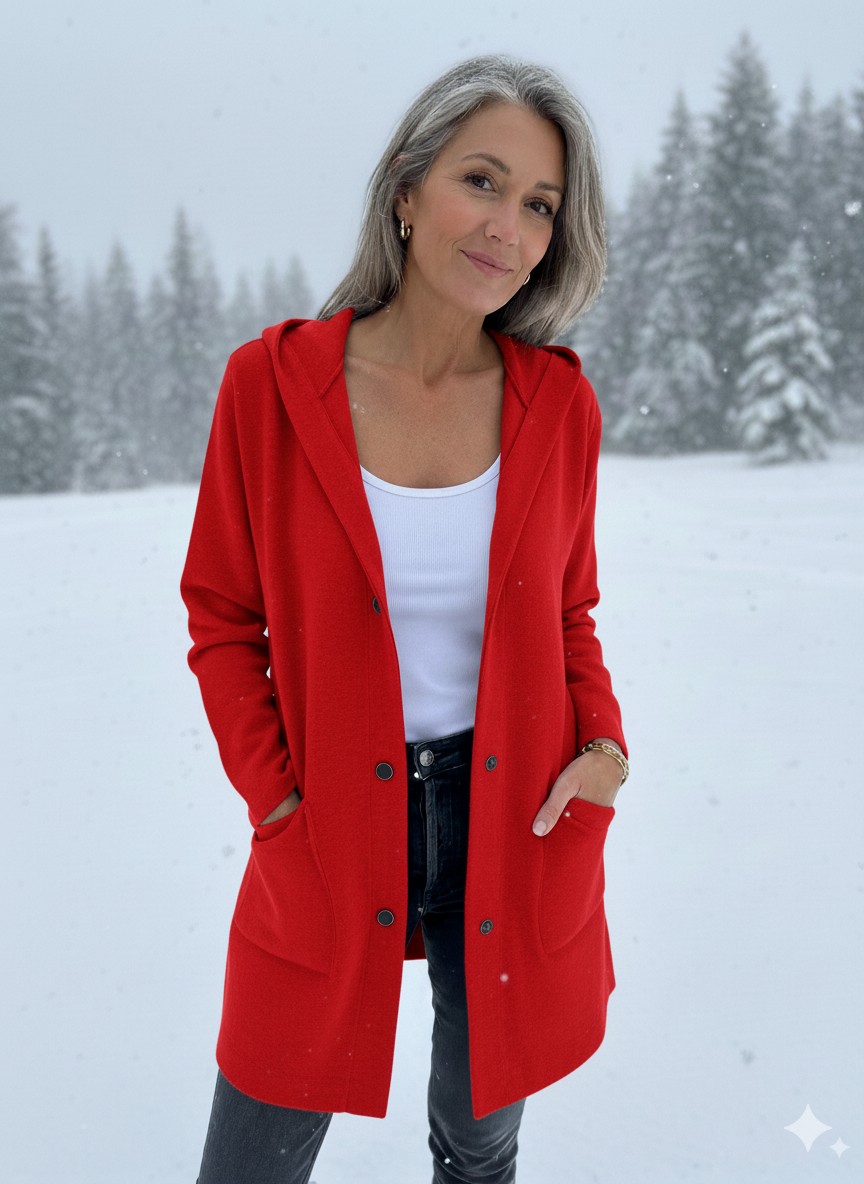 NEW🔥 Casual Single Breasted Hooded Jacket