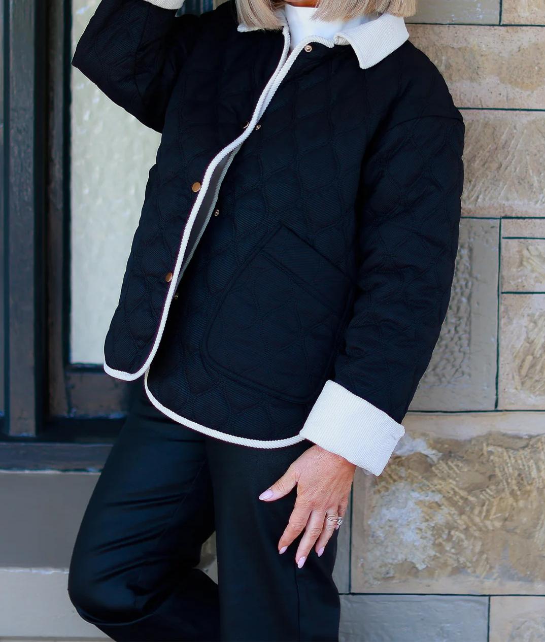 🍂 New Fall Arrival | 50% OFF Women's Classic Diamond Quilted Barn Jacket