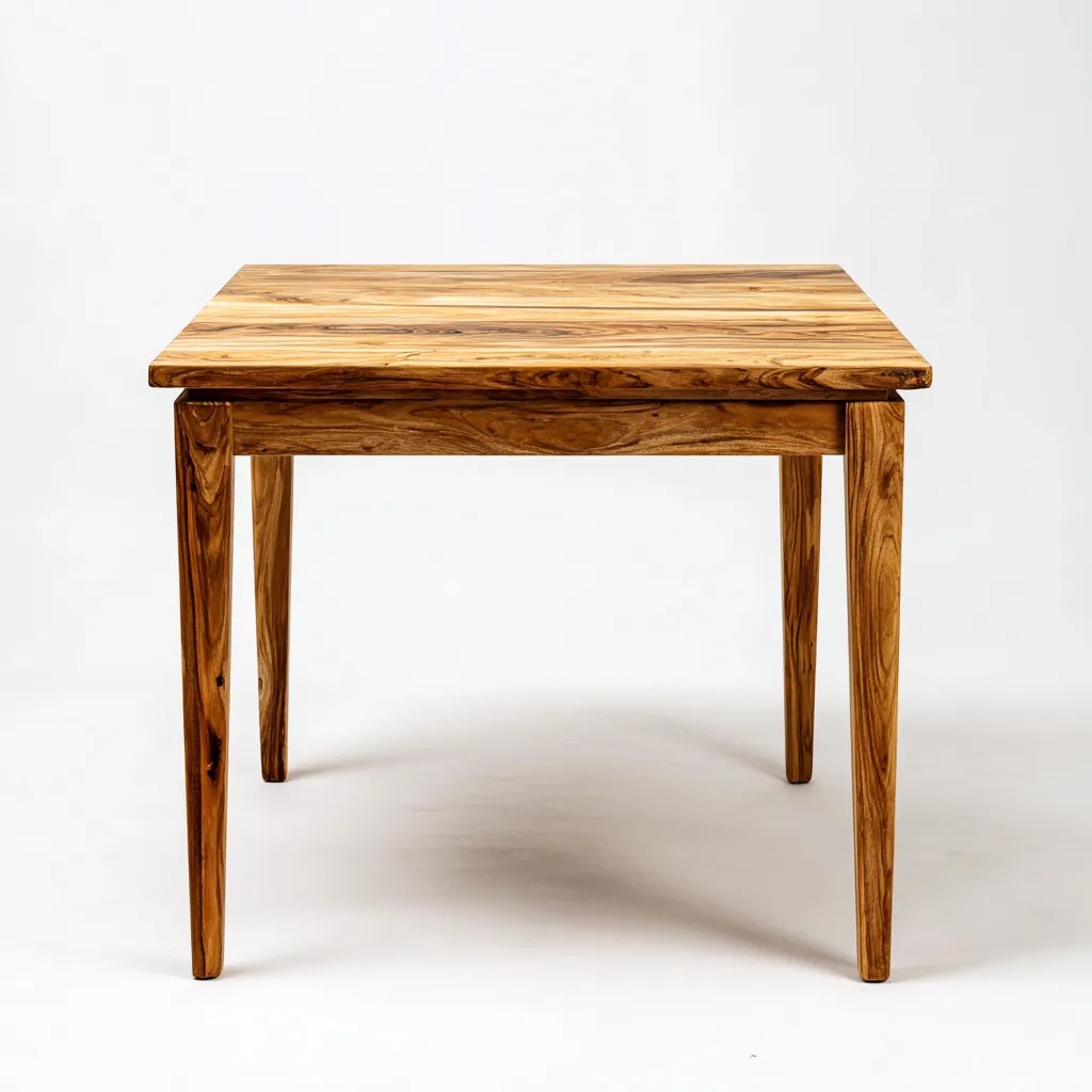 Tavolo da pranzo 85×85×76 cm - marrone - legno massiccio - Sala da pranzo-Valaostudio