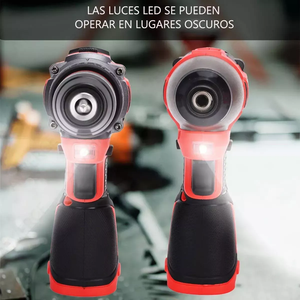 Kit De Sin Escobillas Atornillador De Impacto Y Taladro
