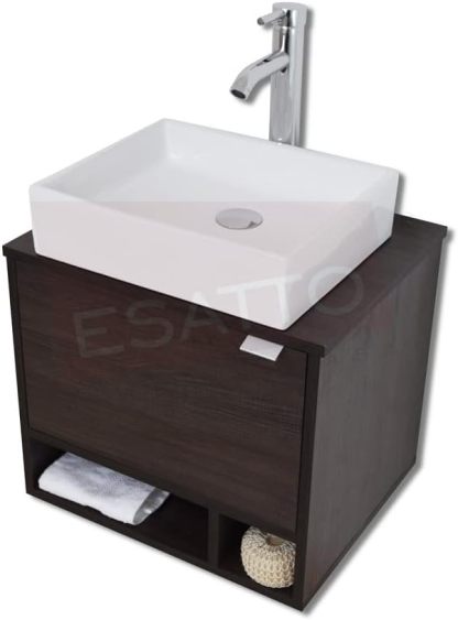 Esatto Paquete Mueble DCTA y Sanitario WC-001 Espejo Gratis (DCTA Platz)