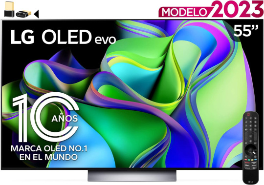 LG Pantalla OLED EVO 42" 4K Smart TV con ThinQ AI OLED42C3PSA