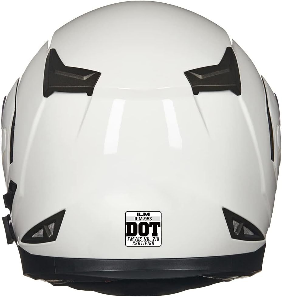 ILM - Casco de Motocicleta Modular Integrado con Bluetooth, con protección Solar para Mp3, Modelo 953/953 Pro.