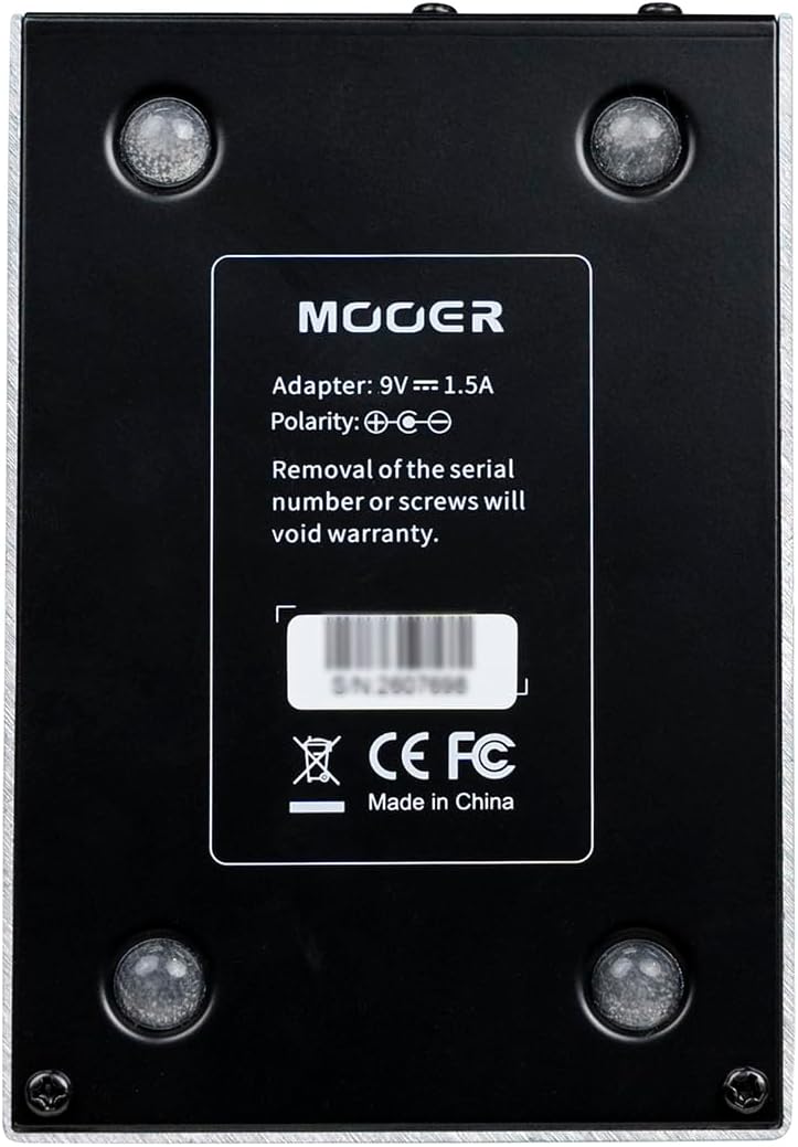 MOOER Harmonier - Procesador de efectos vocales para guitarra, pedal vocal, micrófono para grabación de transmisión en vivo (MVP2)
