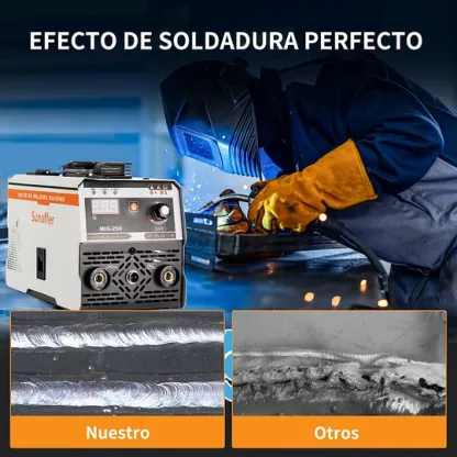 Soldadora portátil de doble voltaje 110/220V con inversor digital IGBT y pantalla digital LED